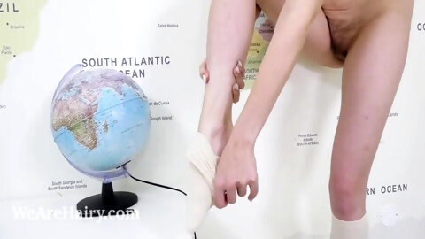 Masturbates By Her World Map With Amanda Clarke