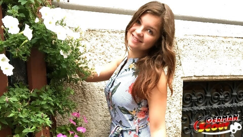 GERMAN SCOUT - 18 Jahre Junge Renata ANAL Gefickt Bei Strassen Casting