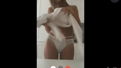 Sexy Latina Skype Call Whole Show